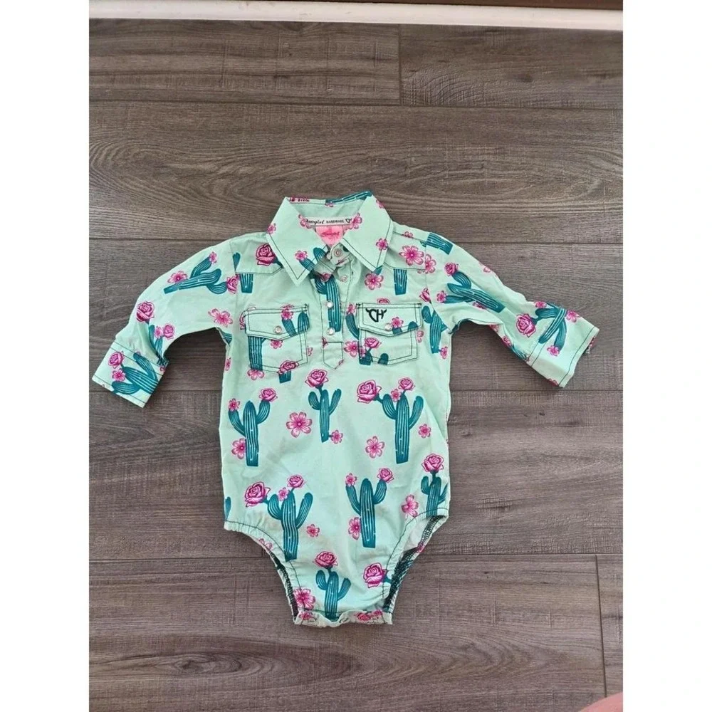 Cowgirl‎ hardware baby girl top 6-12 mos